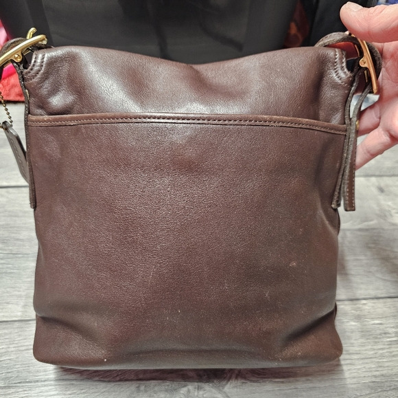 Coach Bags Monterey Brown Leather Flap Crossbody Bag Vintage Crossbody - Picture 7 of 13